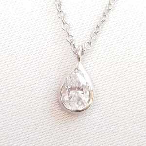 TIFFANY Silver Diamond Necklace